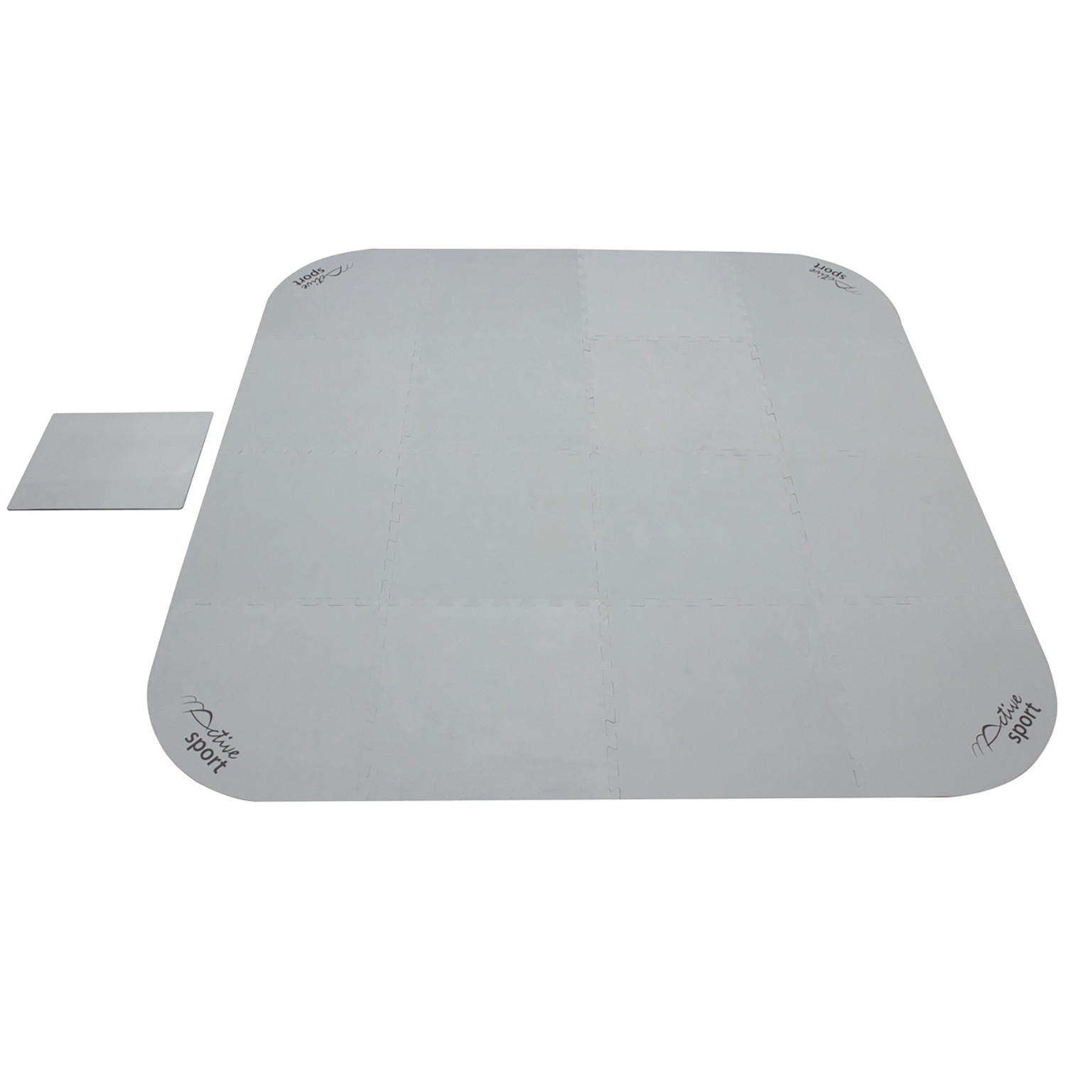 Active Sport Grey Spa Mat 216 x 216cm Image 2