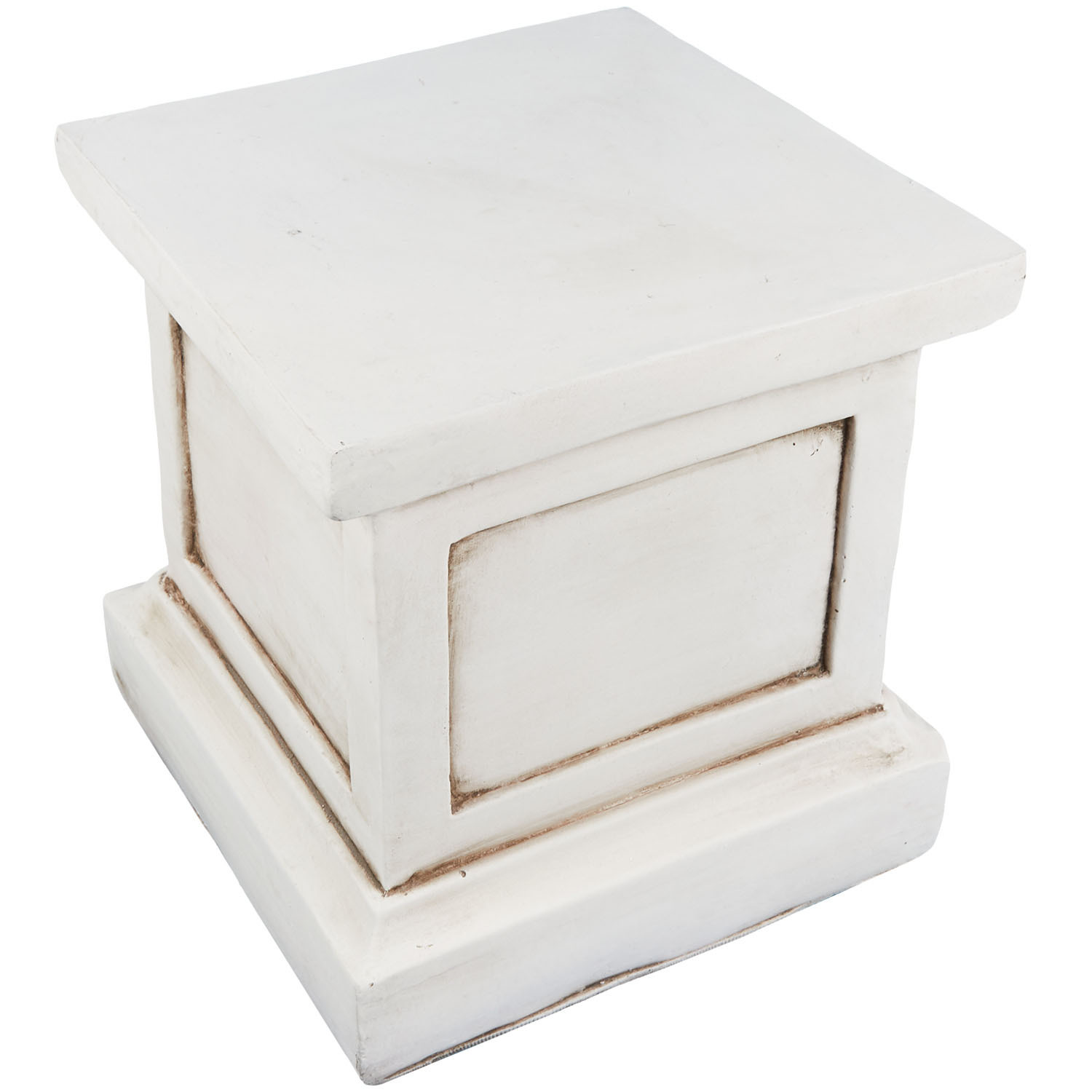Small Square Pillar - White Image 2