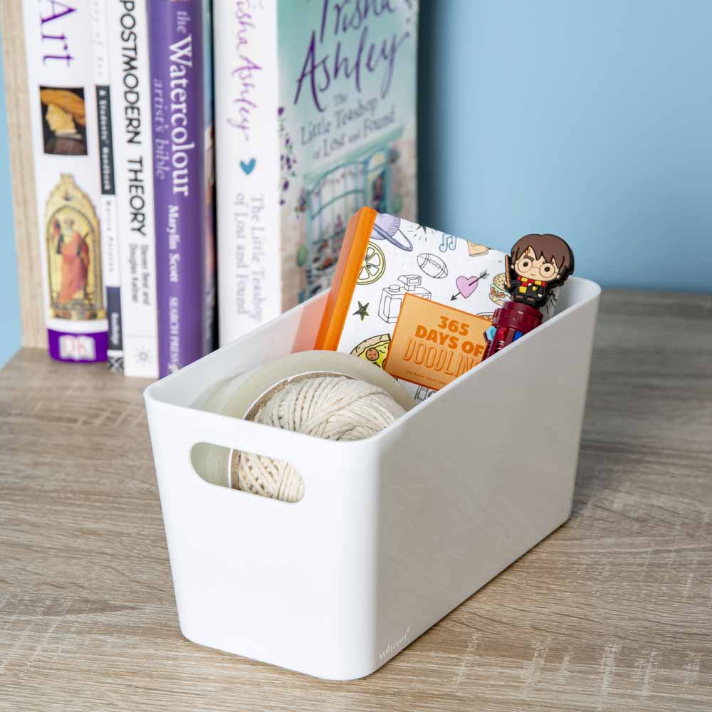 Wham 1.4L White Storage Studio Basket 6.01 Image 4