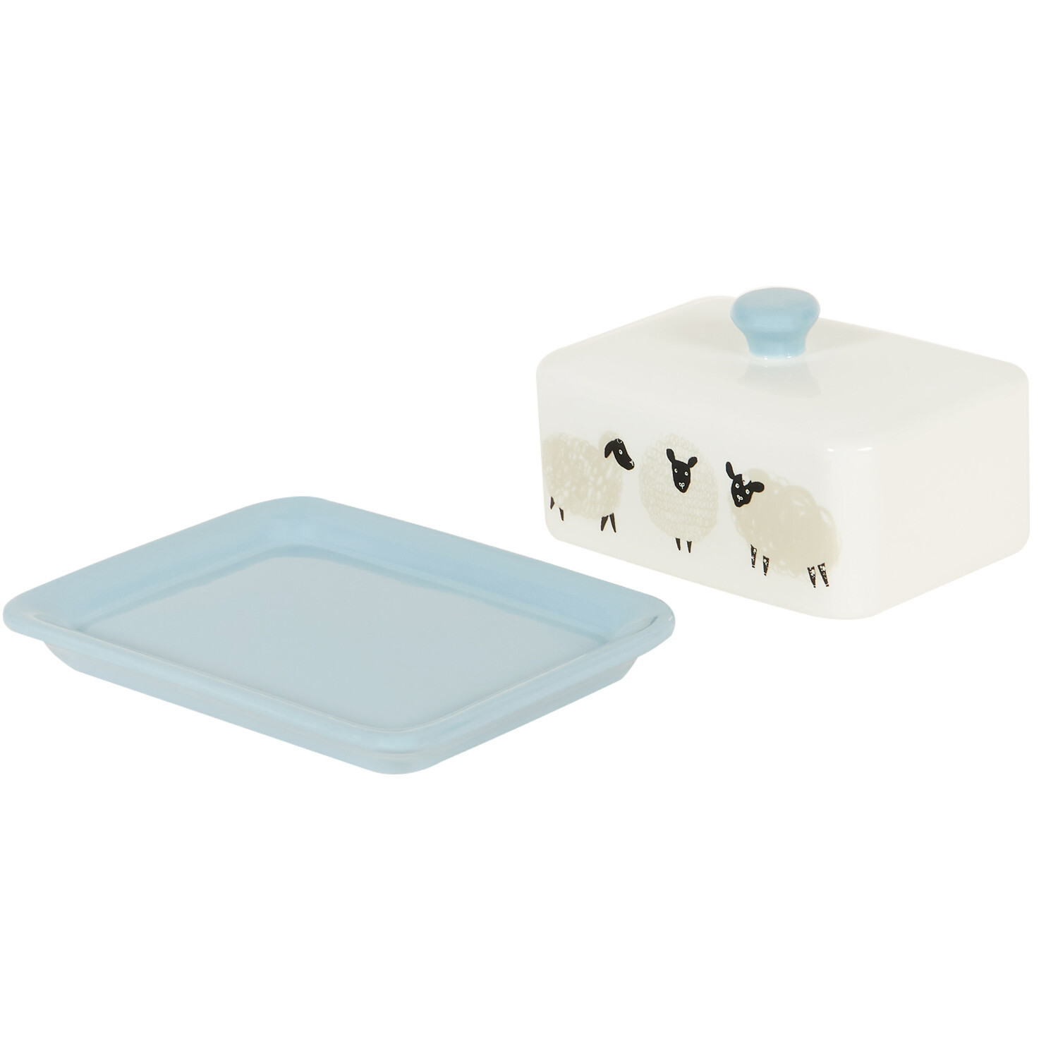 Highland Flock Butter Dish Colour Knob - Multicolour Image 3