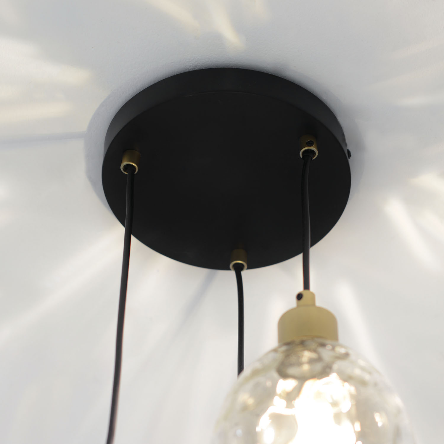 Neave 3 Light Droplet Ceiling Fitting Image 6