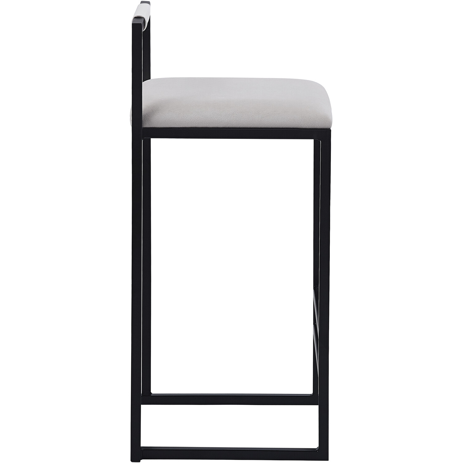 Belle Beige and Black Bar Stool Image 2