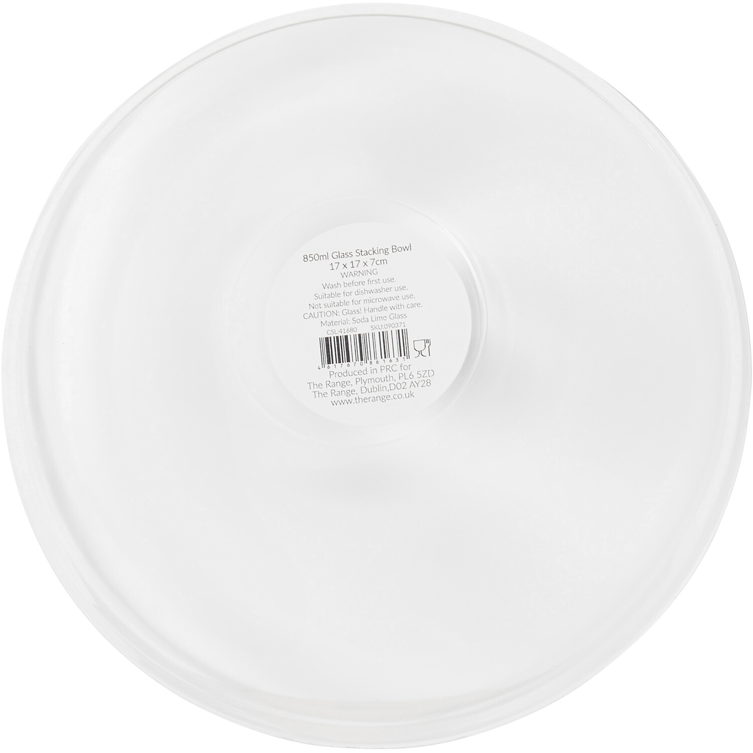 Glass Stacking Bowl - Clear / 850ml Image 4