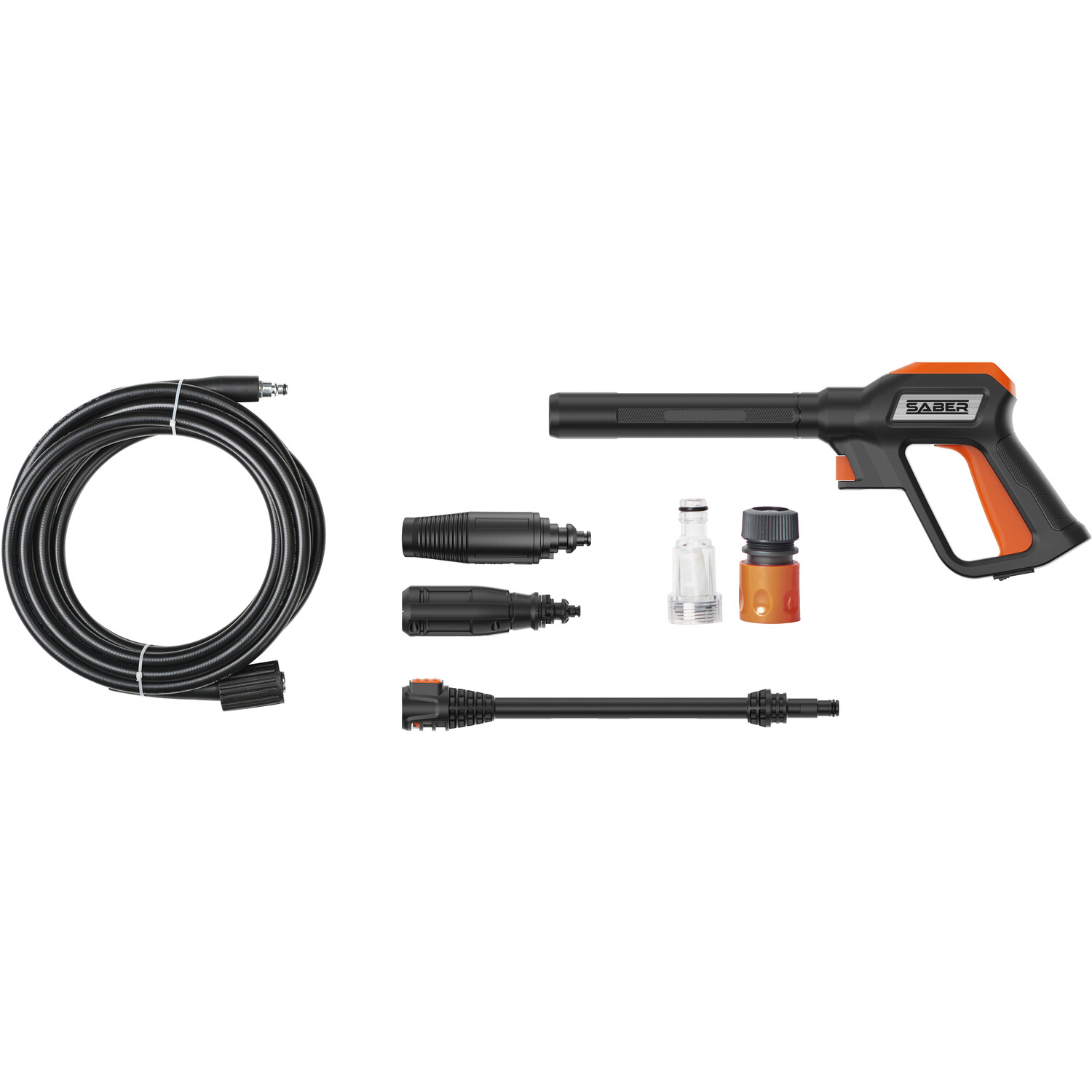 Saber 1600W Pressure Washer Black and Orange Image 6