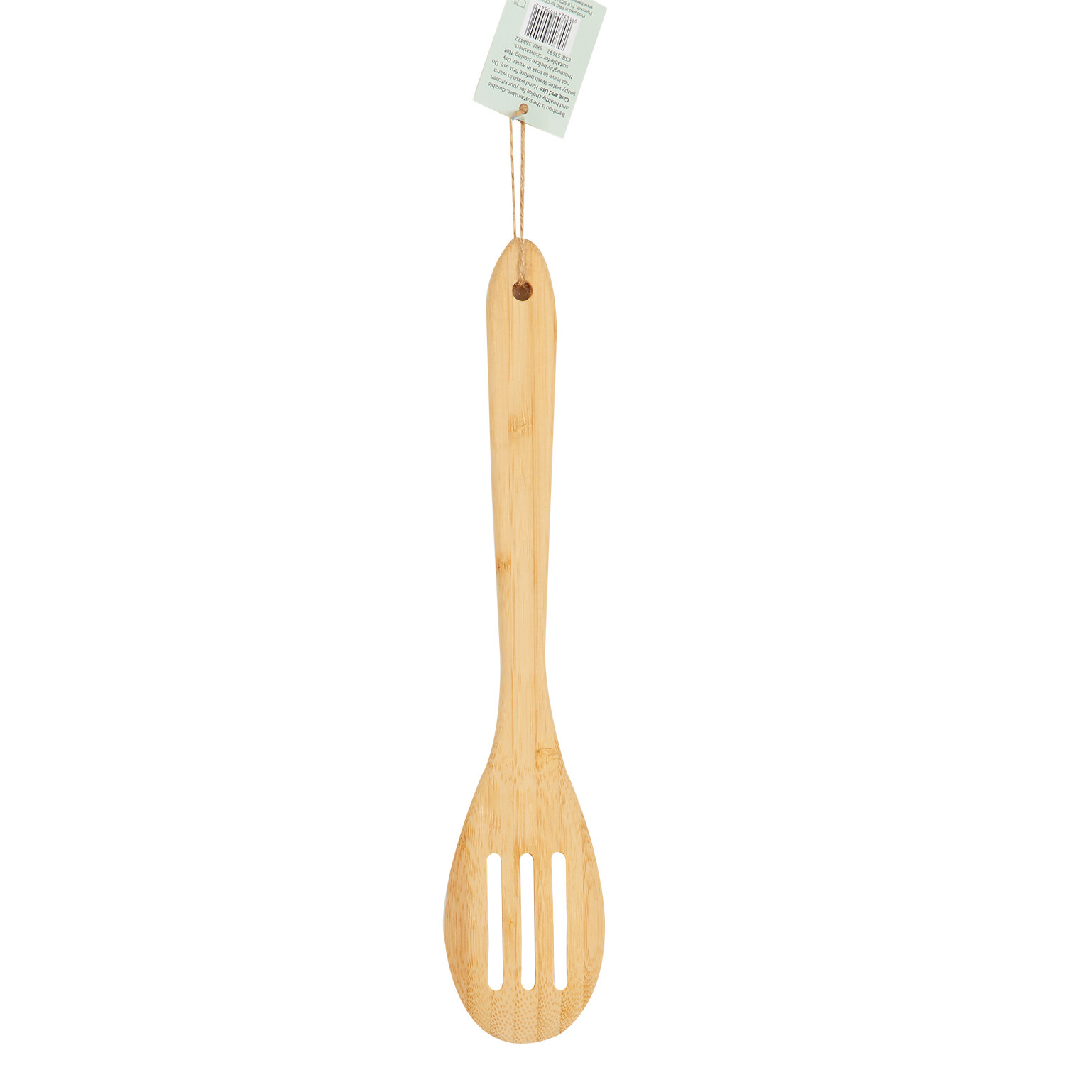 Daisy Farm Bamboo Slotted Spoon - Brown Image 2