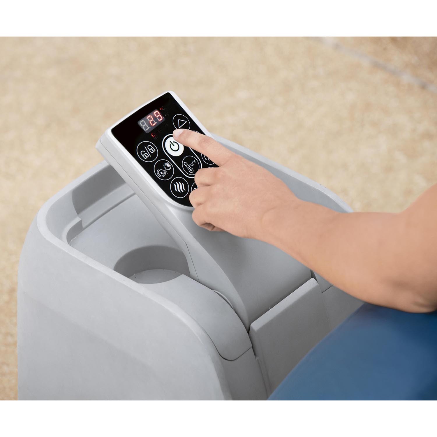 Lay-Z-Spa Milan Blue AirJet Plus Hot Tub Image 7