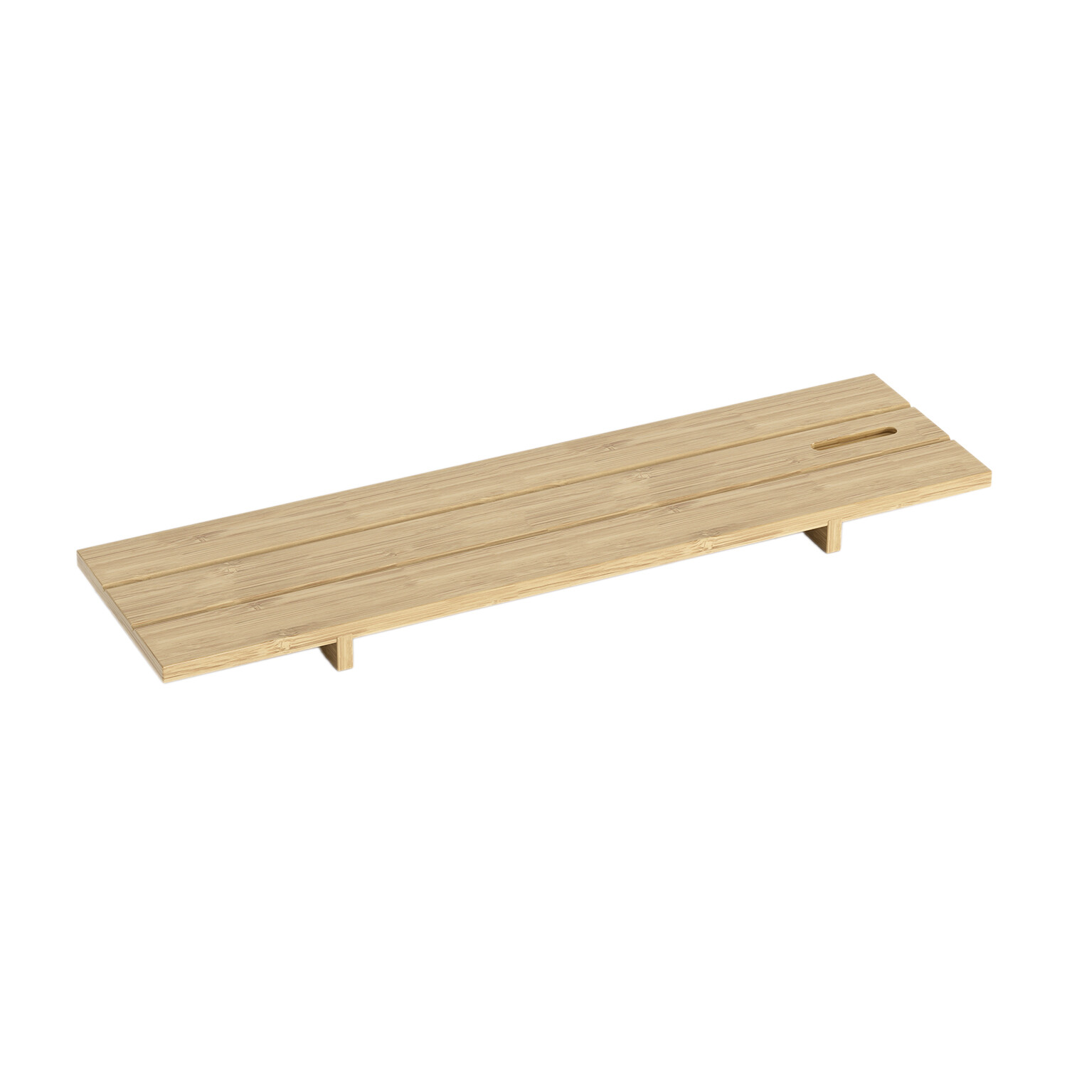 Bamboo Bath Bridge with Phone Slot Natural Image 5