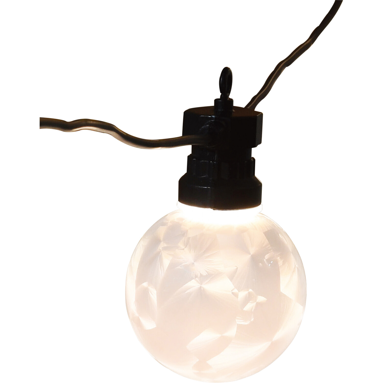 Marble Effect Indoor and Outdoor String Light - Black Image 7