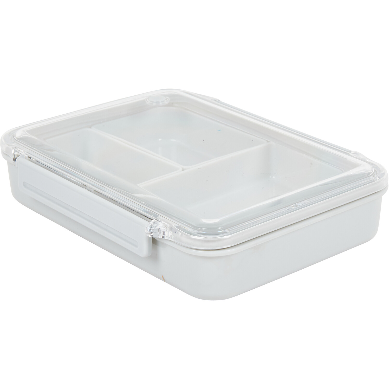 Large Bento Box with Compartments  - Grey Image 2