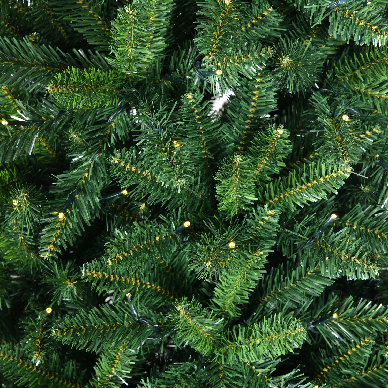 Hatherleigh Pre Lit Fir Tree - Green / 6ft Image 2