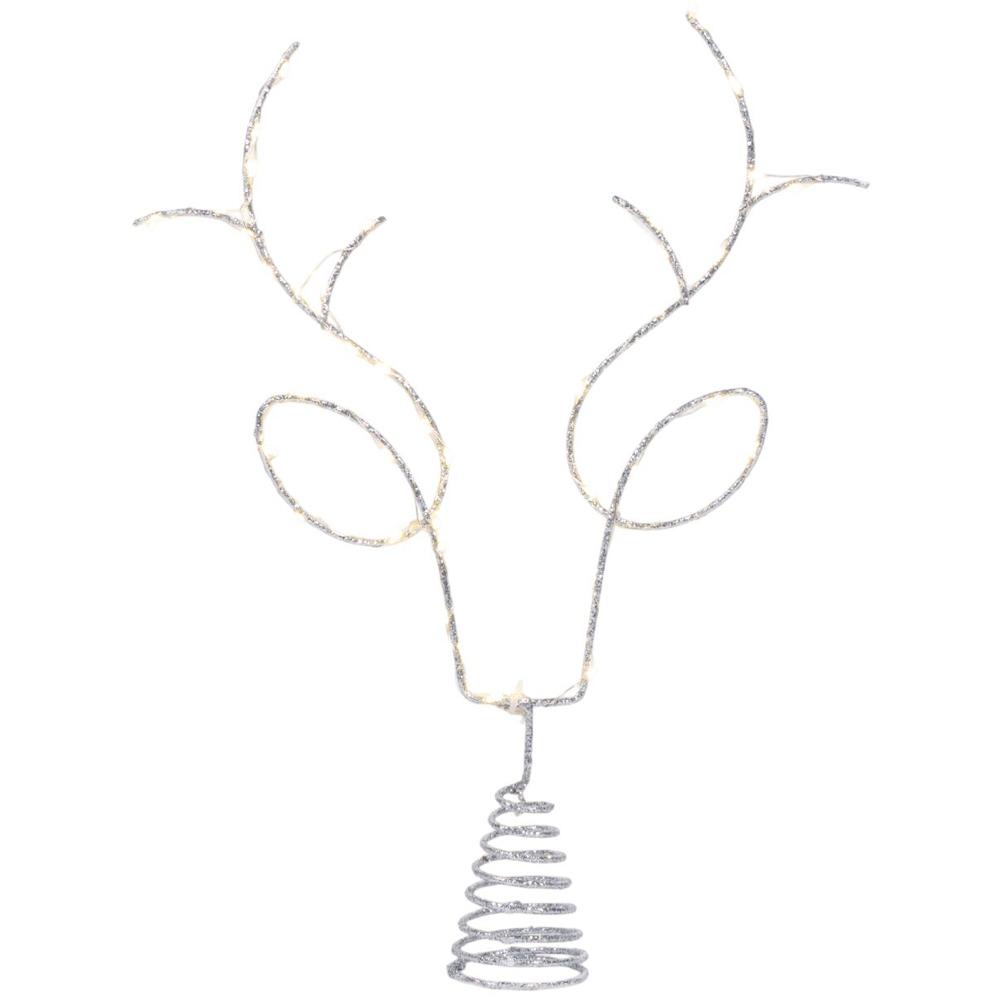 LED Antler Tree TopperCopper or Silver Image 8