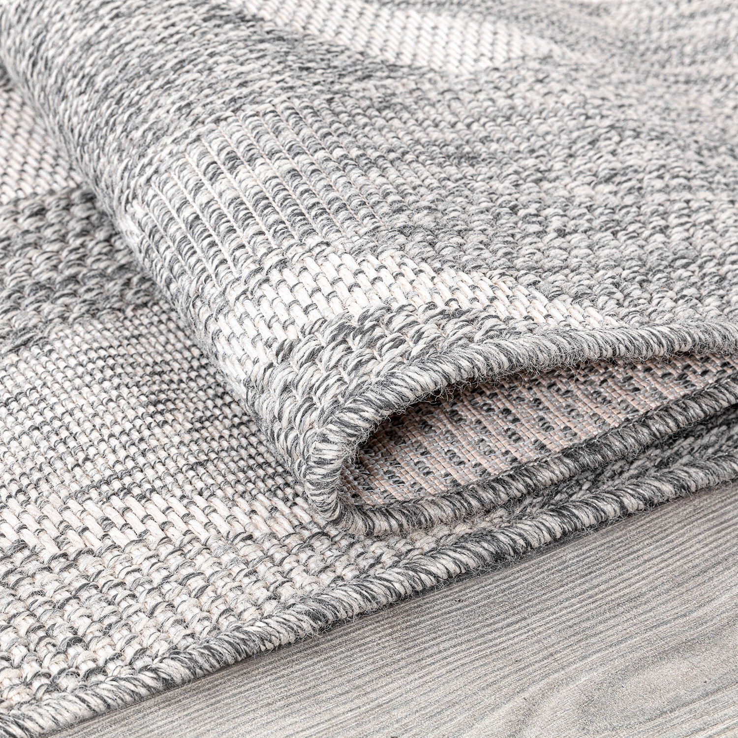 Mississippi Indoor and Outdoor Rug - Grey / 160cm Image 3