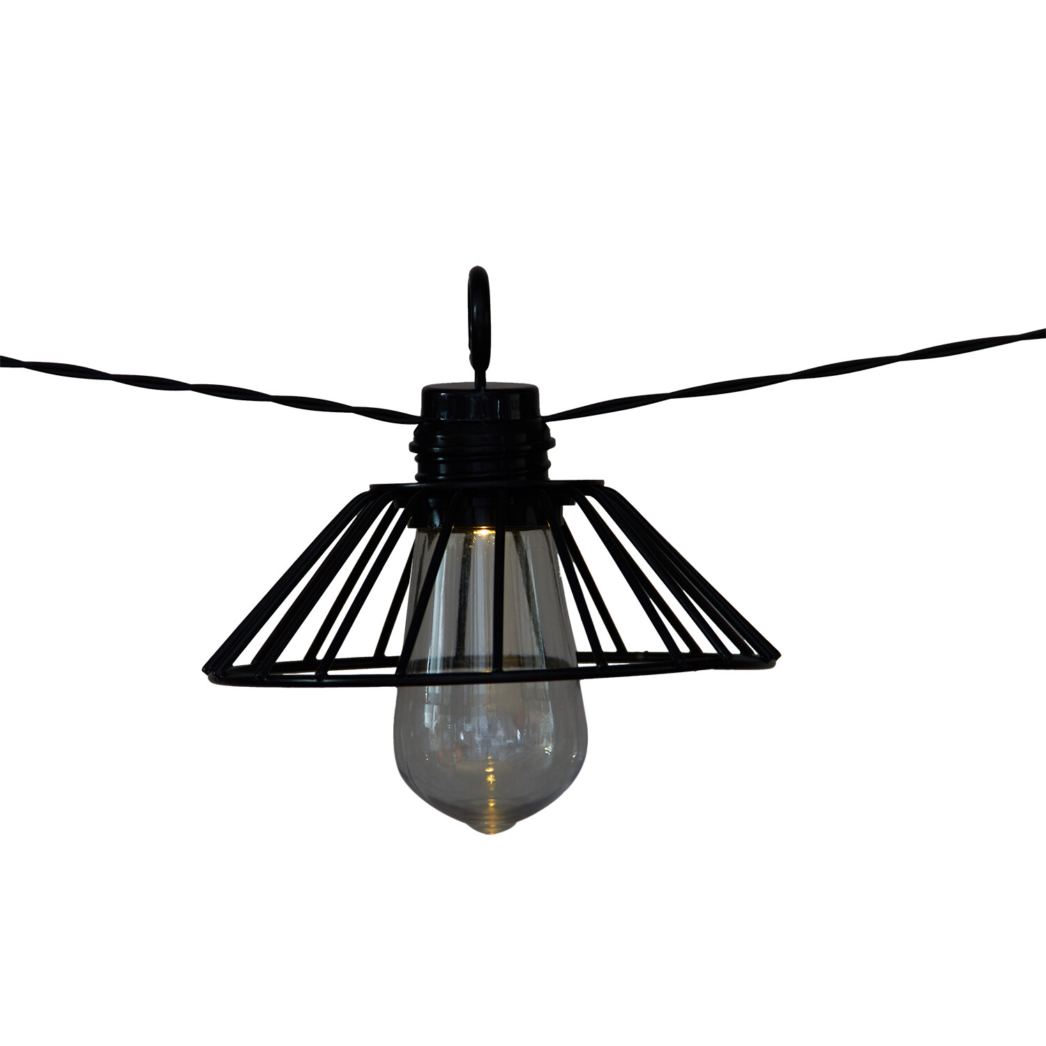 10 LED Pheonix Solar String Light - Black Image 4