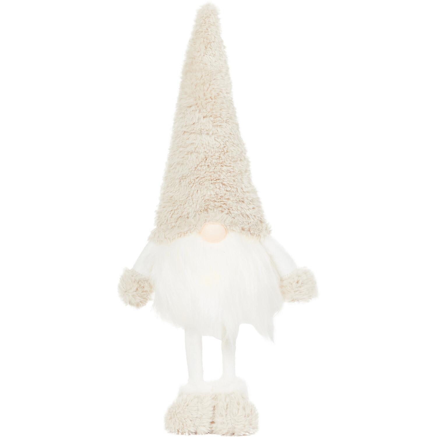LED Standing Fluffy Gonk Beige - Beige Image 3