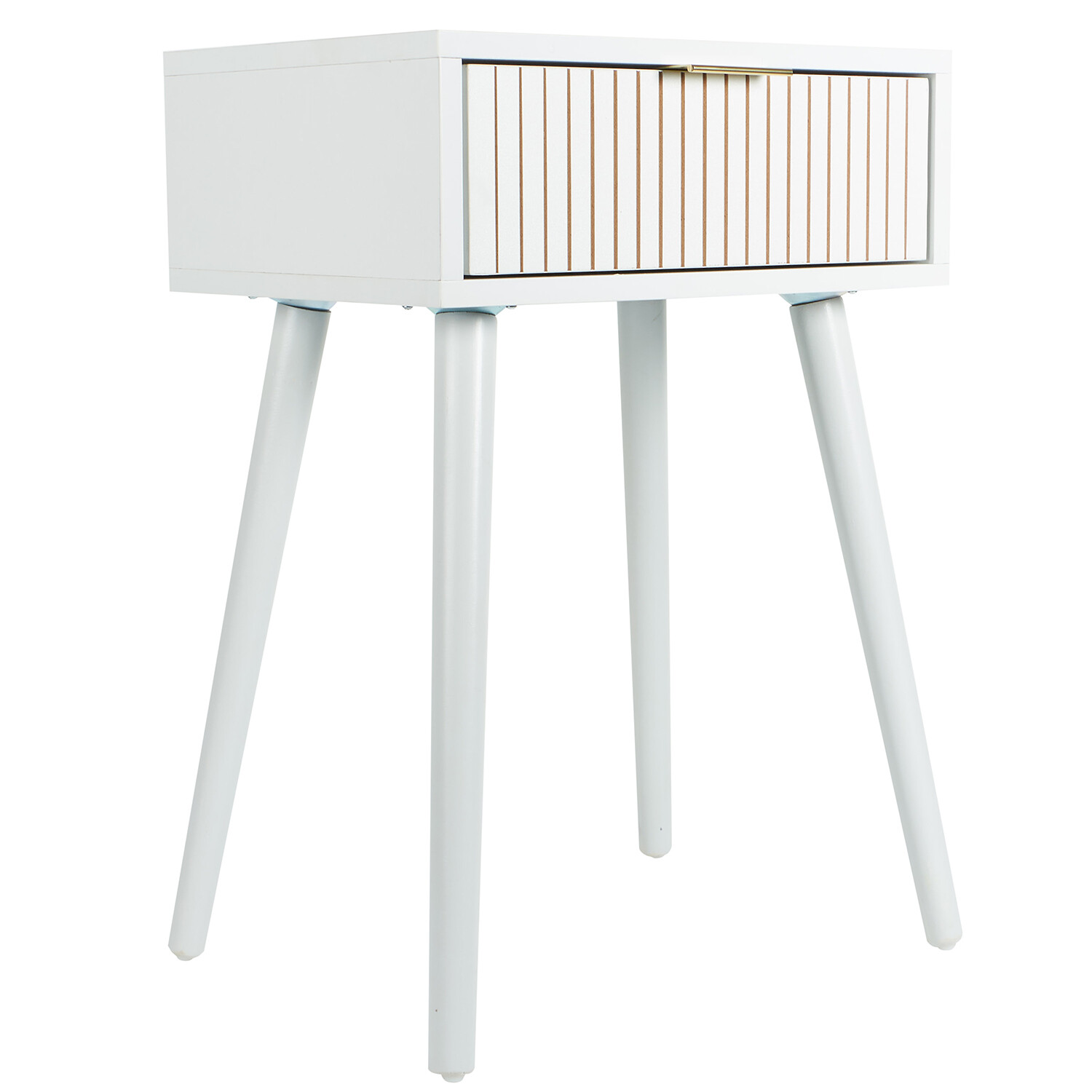 Maddison Bedside Table - White Image 2