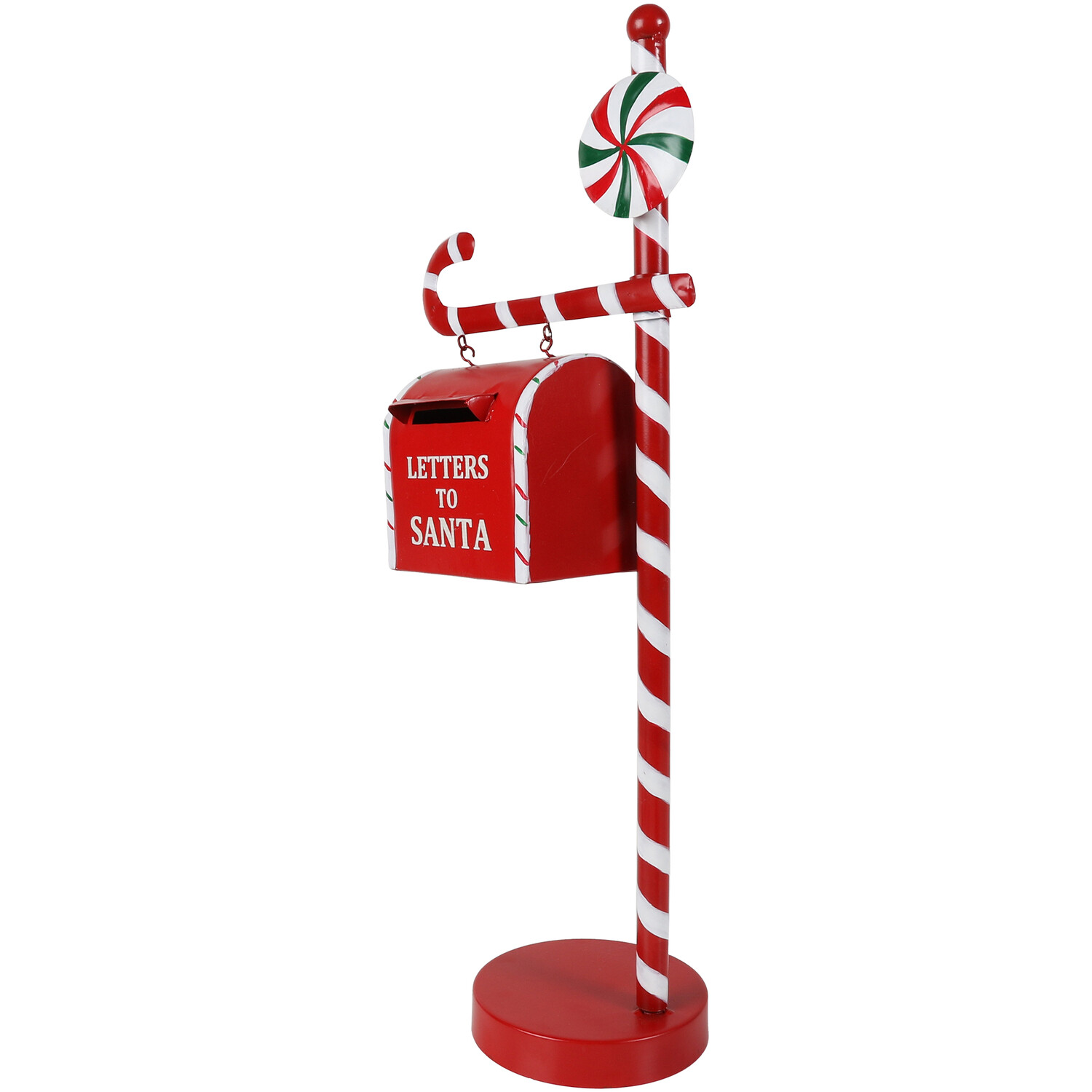 Candy Cane Letter Box - Red Image 2