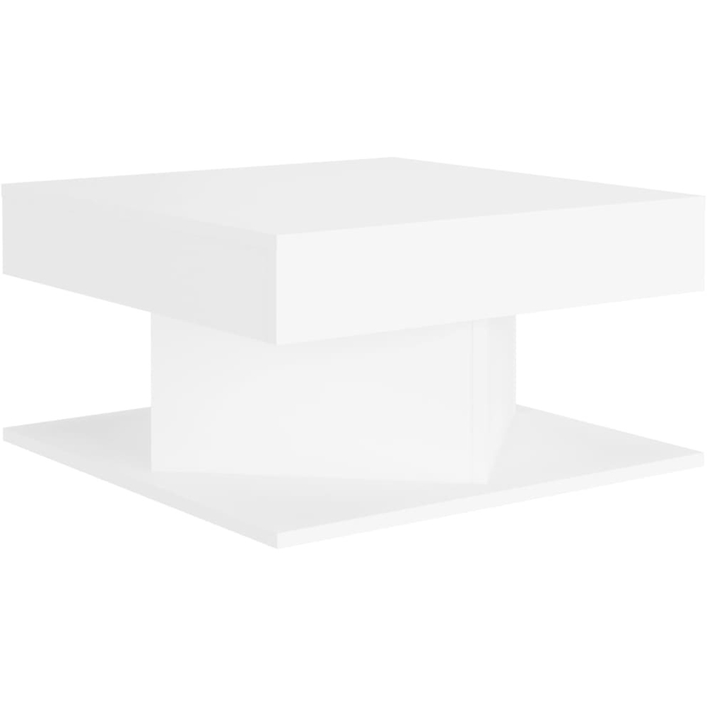 Walplus White Square Coffee Table Image 2