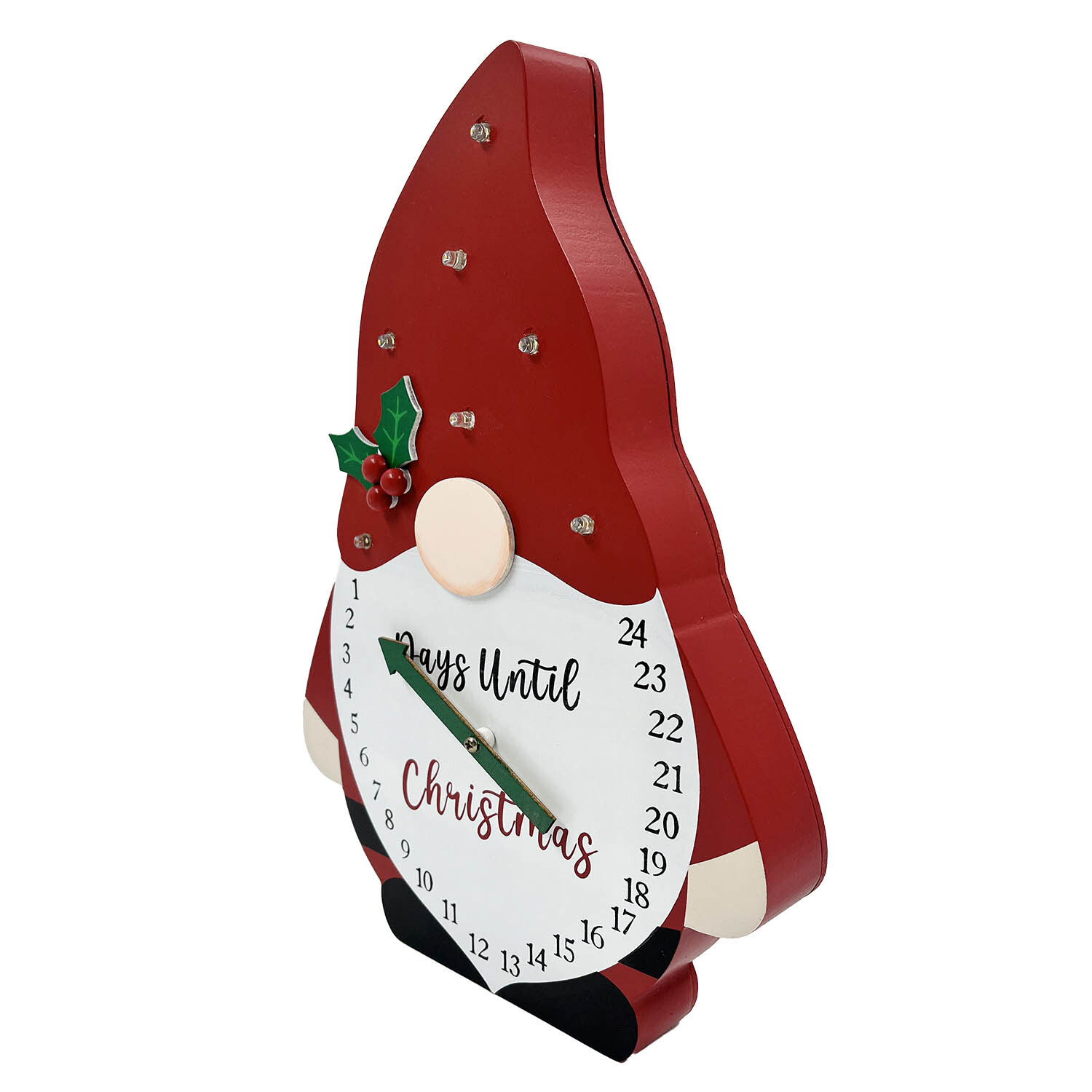 LED Gonk Countdown Advent Red and White Image 3