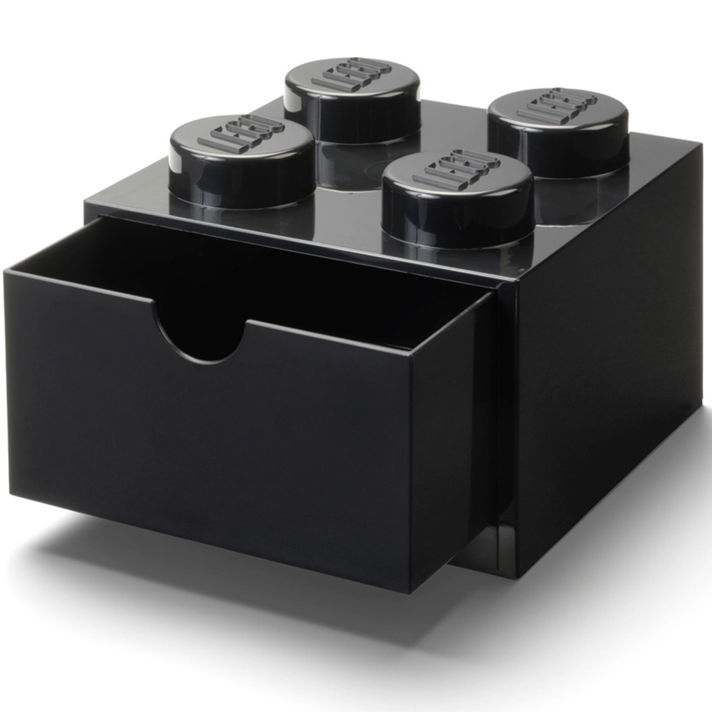 LEGO 4 Knob Black Desk Drawer Image 3