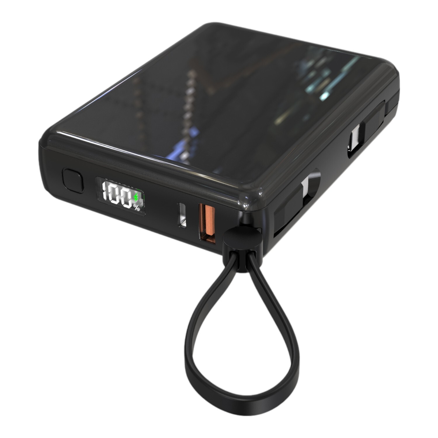 20000mAh Power Bank - Black Image 4