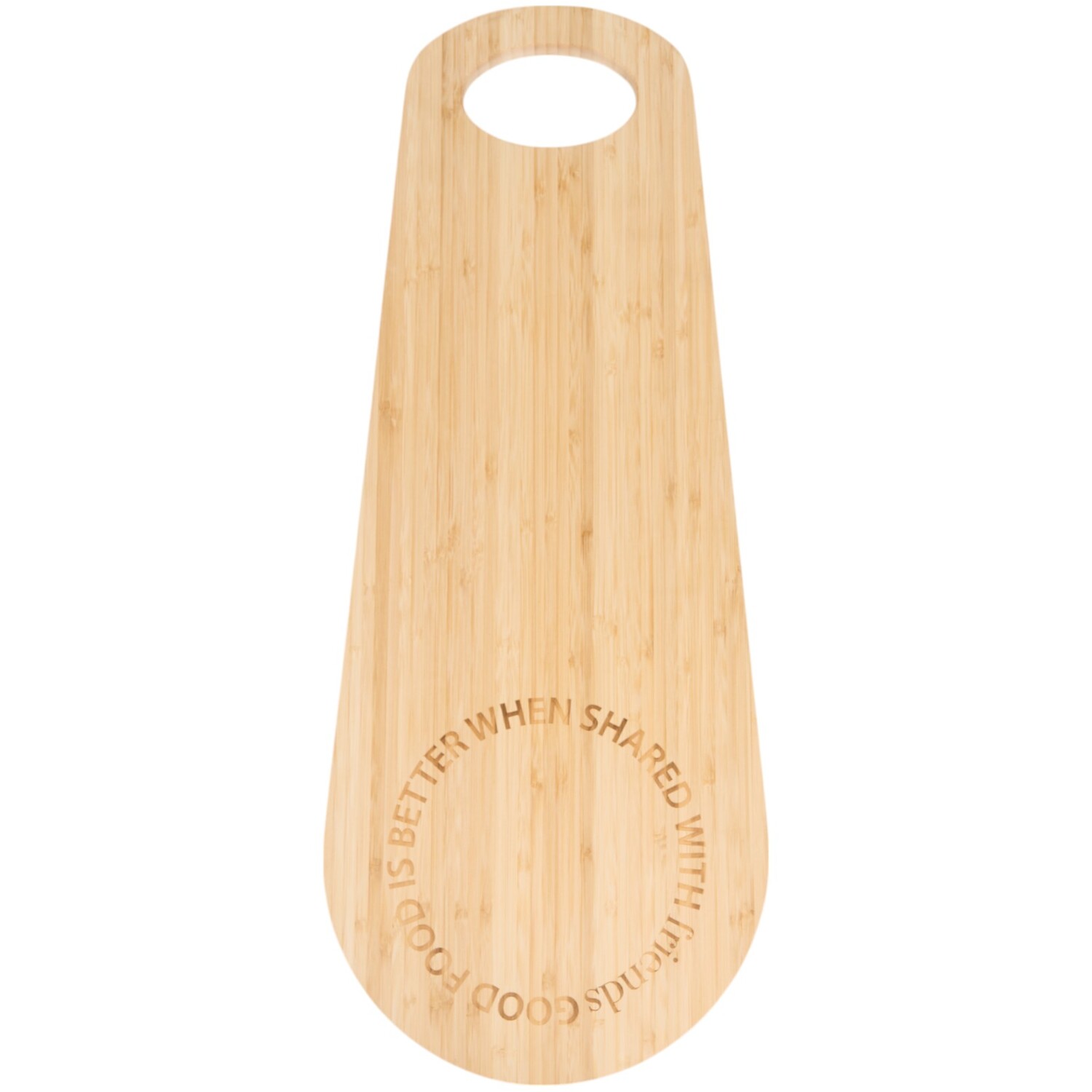 Larger Sharing Bamboo Serving Board Natural Image 2