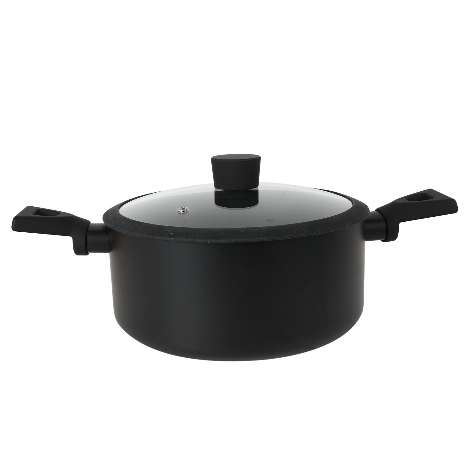 Soft Touch Non Stick Saucepan Set - Black / 20cm Saucepan Image 9