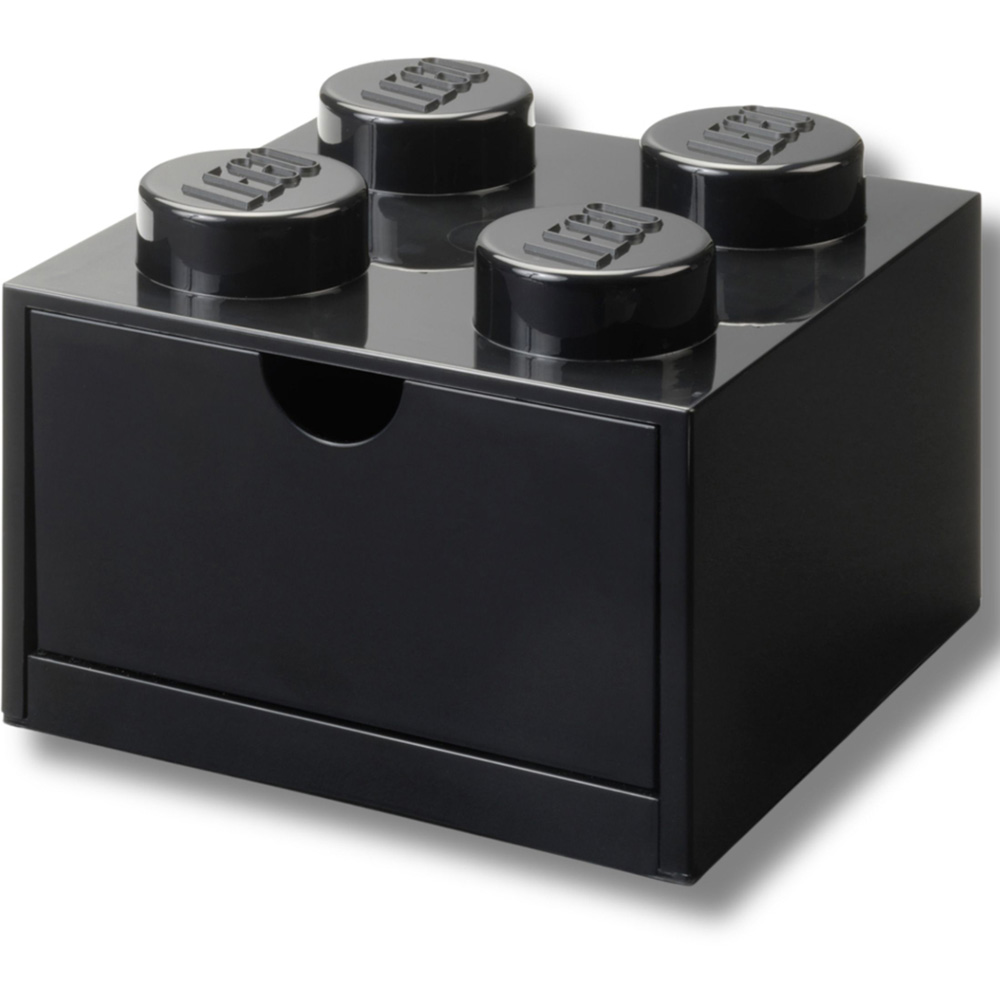 LEGO 4 Knob Black Desk Drawer Image 4
