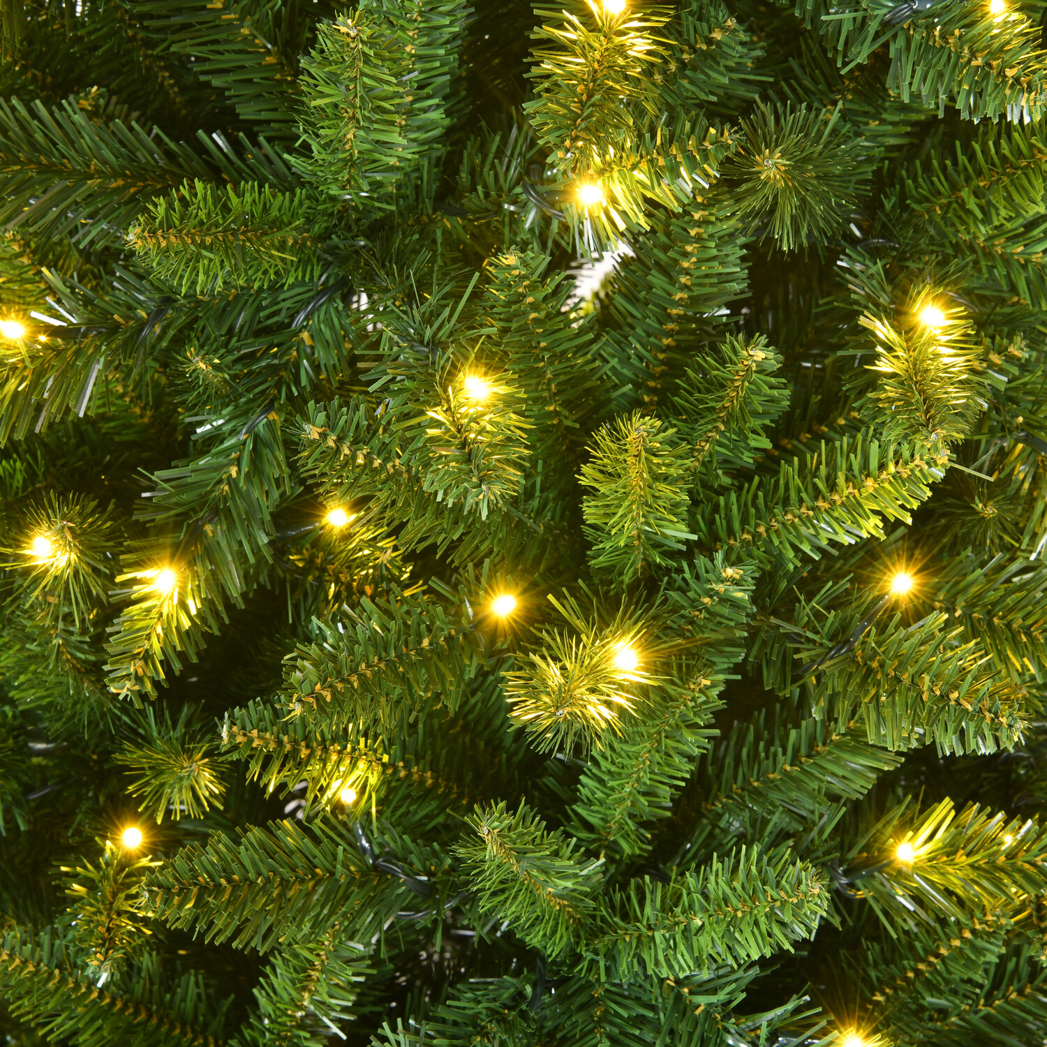 Hatherleigh Pre Lit Fir Tree - Green / 6ft Image 6