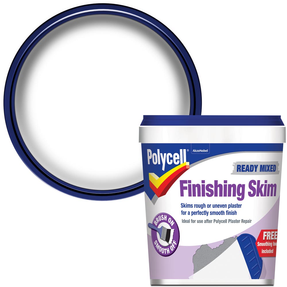 Polycell Finishing Skim Polyfilla 1L Image 2