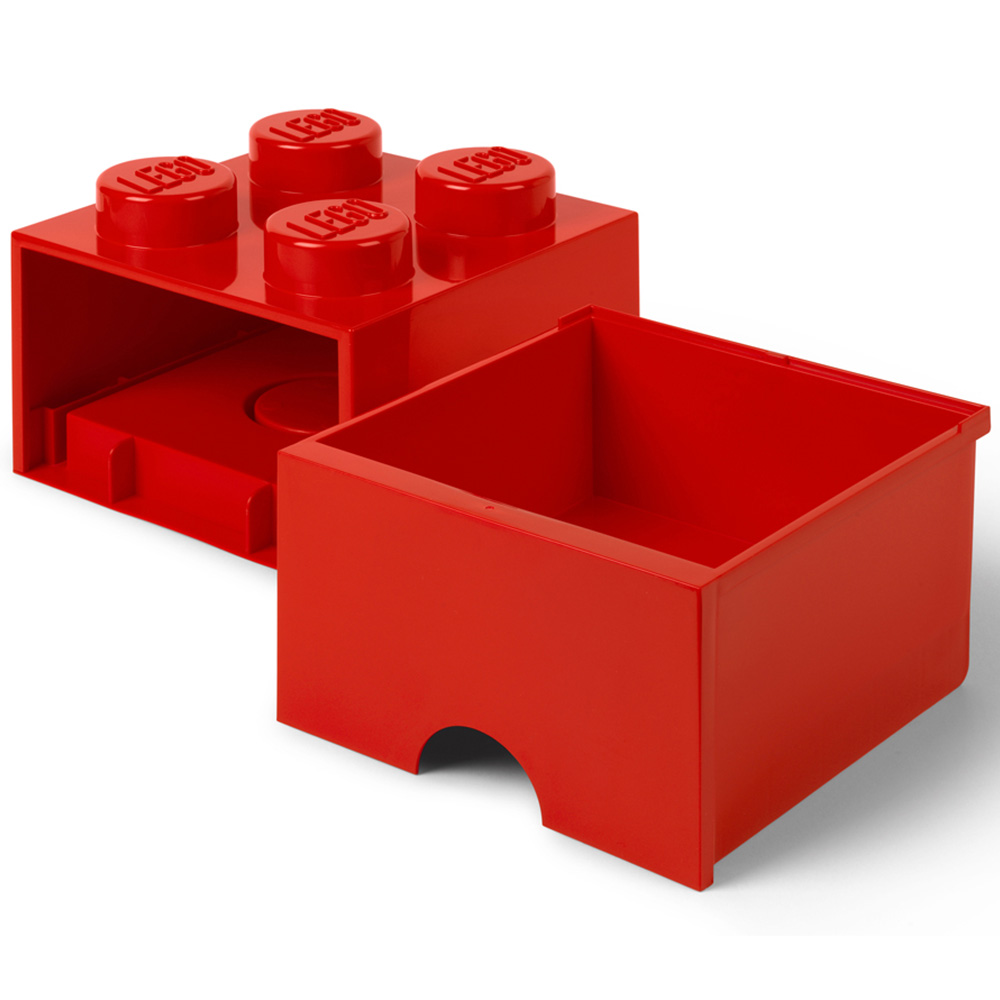 LEGO 4 Knob Red Brick Drawer Image 3