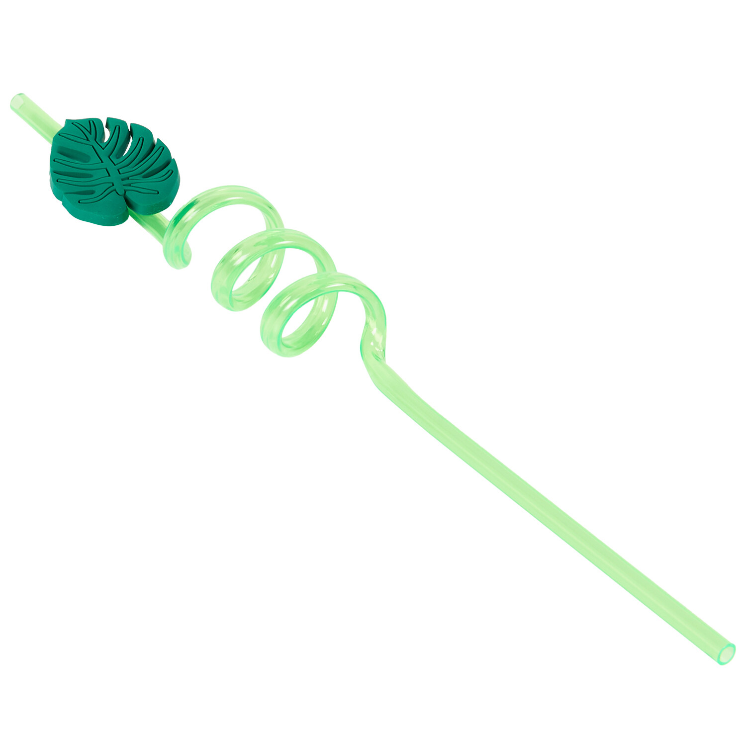 Pack of 4 Eden Leaf Straws Green Image 3