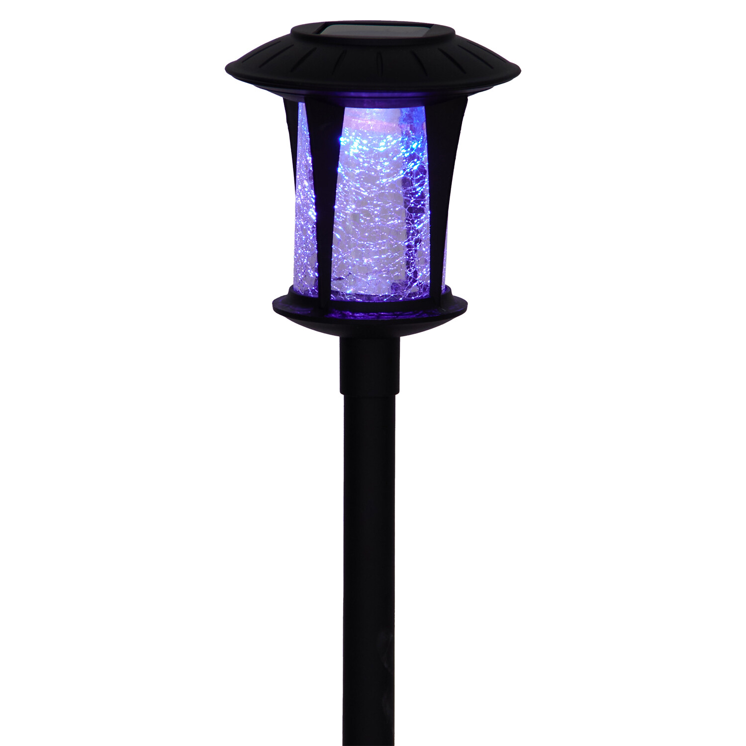 Solar Lucena Colour Changing Stake Light - Black Image 5