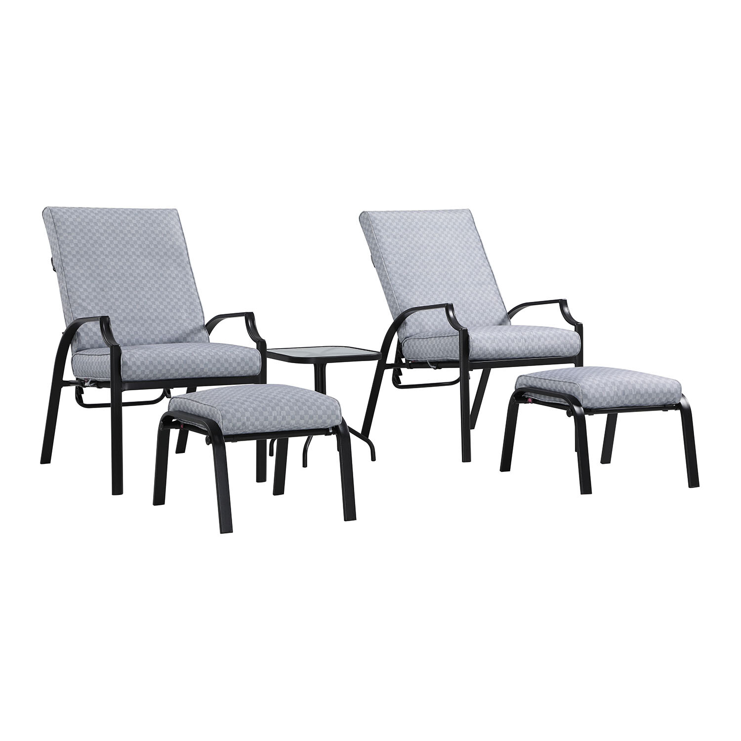 Riviera Bistro Set - Grey Image 7