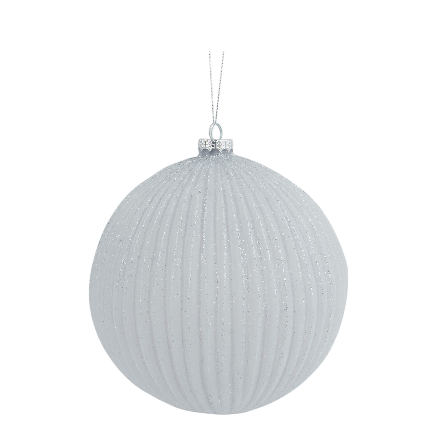 Large Icy Blue Bauble Image 2