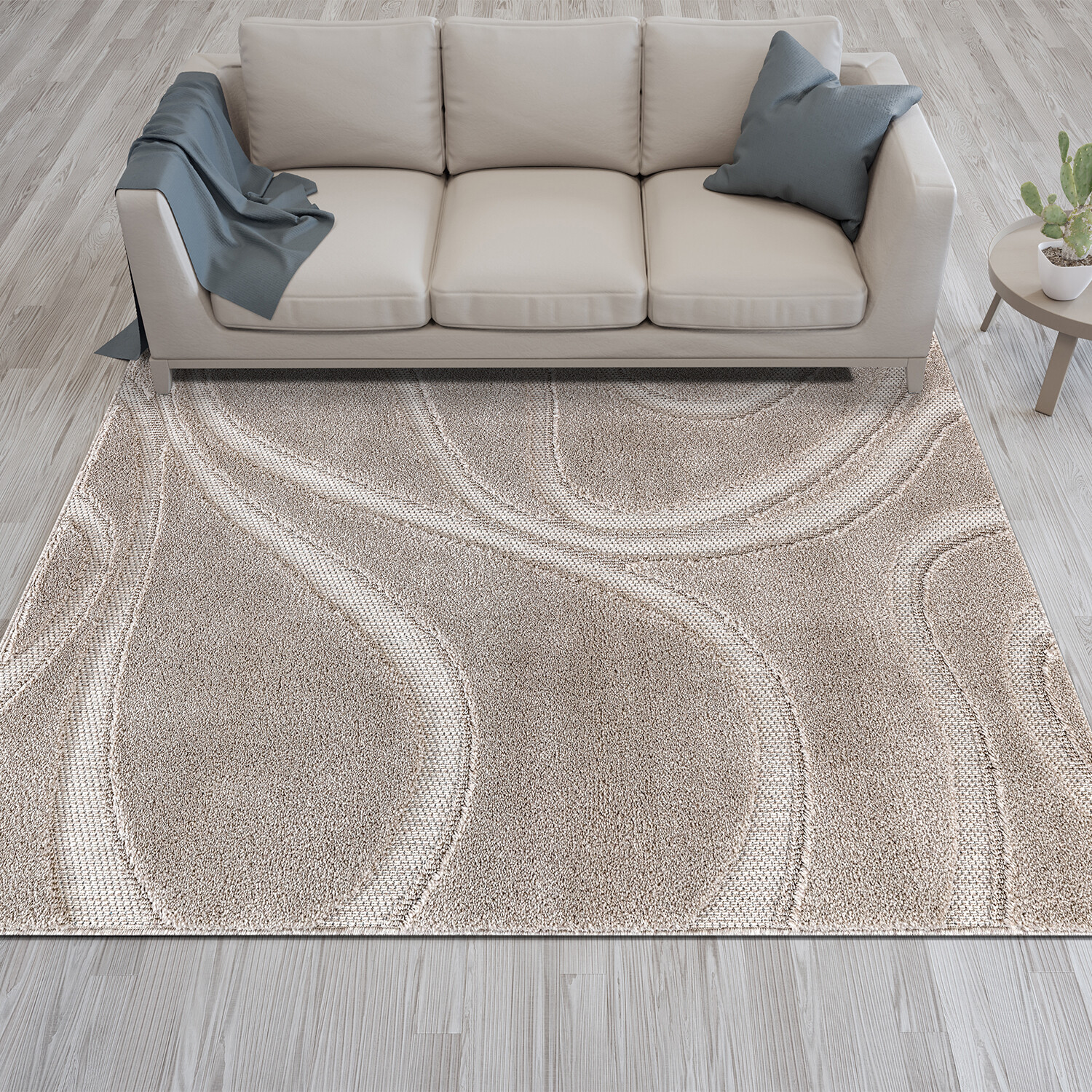 Bayley Wave Rug - Chestnut / 230cm Image 2
