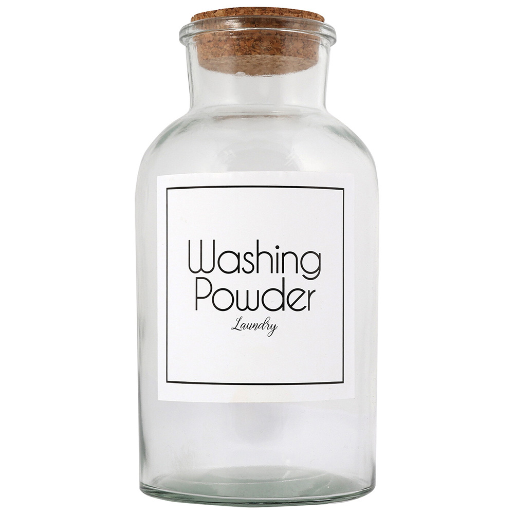 Single Laundry Washing Powder Jar 1L in Assorted styles Image 2