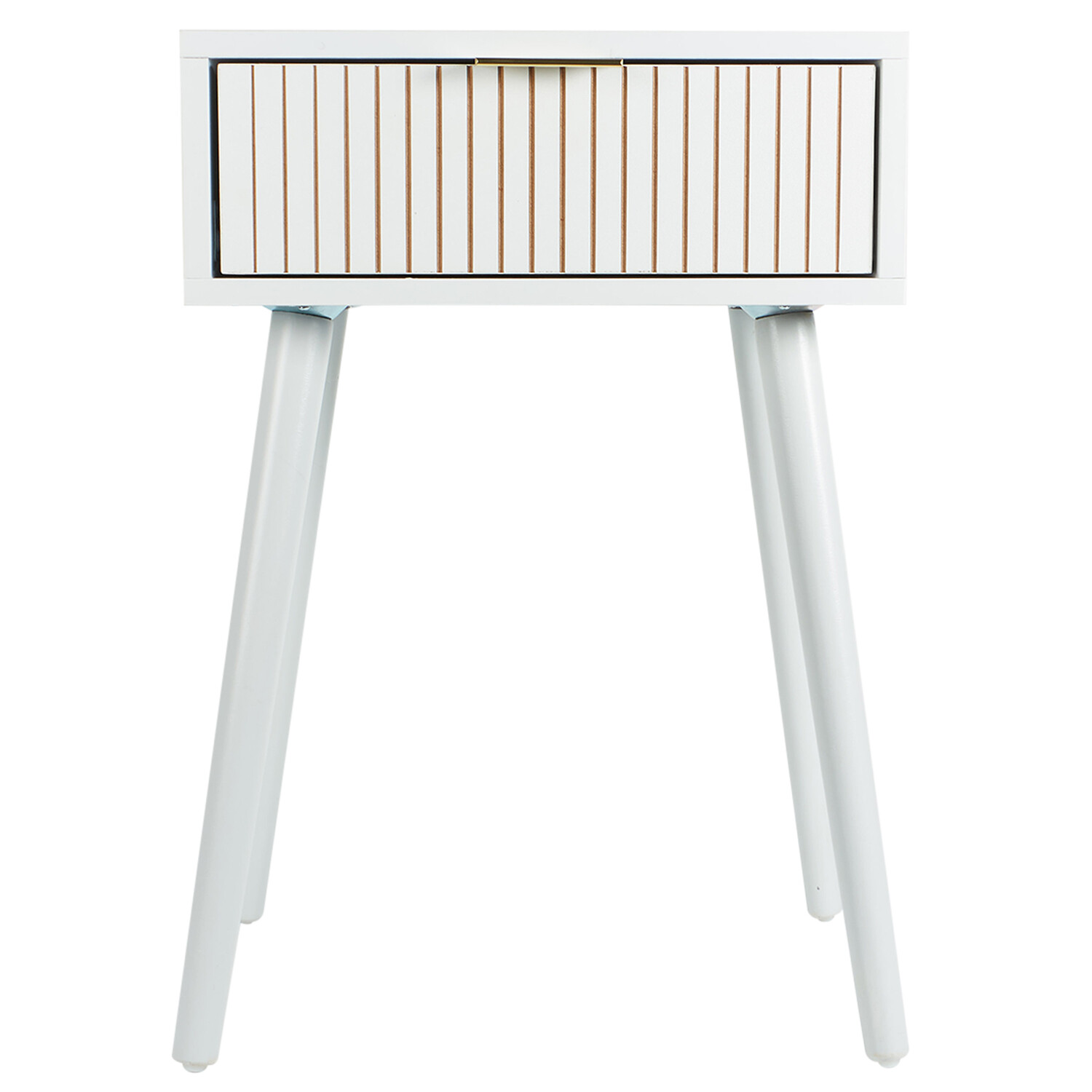 Maddison Bedside Table - White Image 4