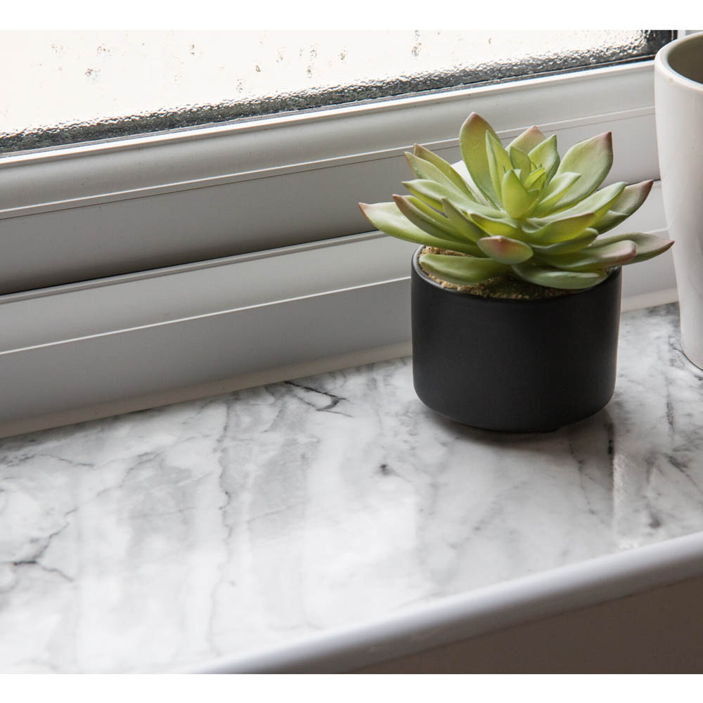 d-c-fix Romeo Marble White and Grey Sticky Back Plastic Vinyl Wrap Film 67.5cm x 2m Image 7