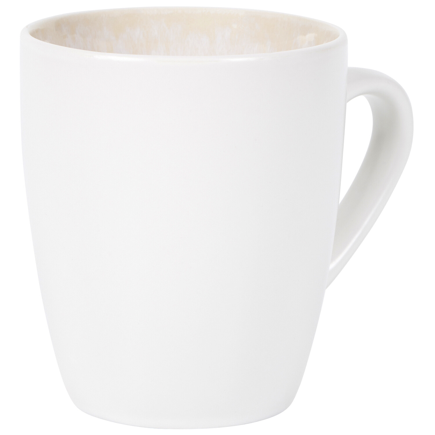 White Textured Mug - White Image 4