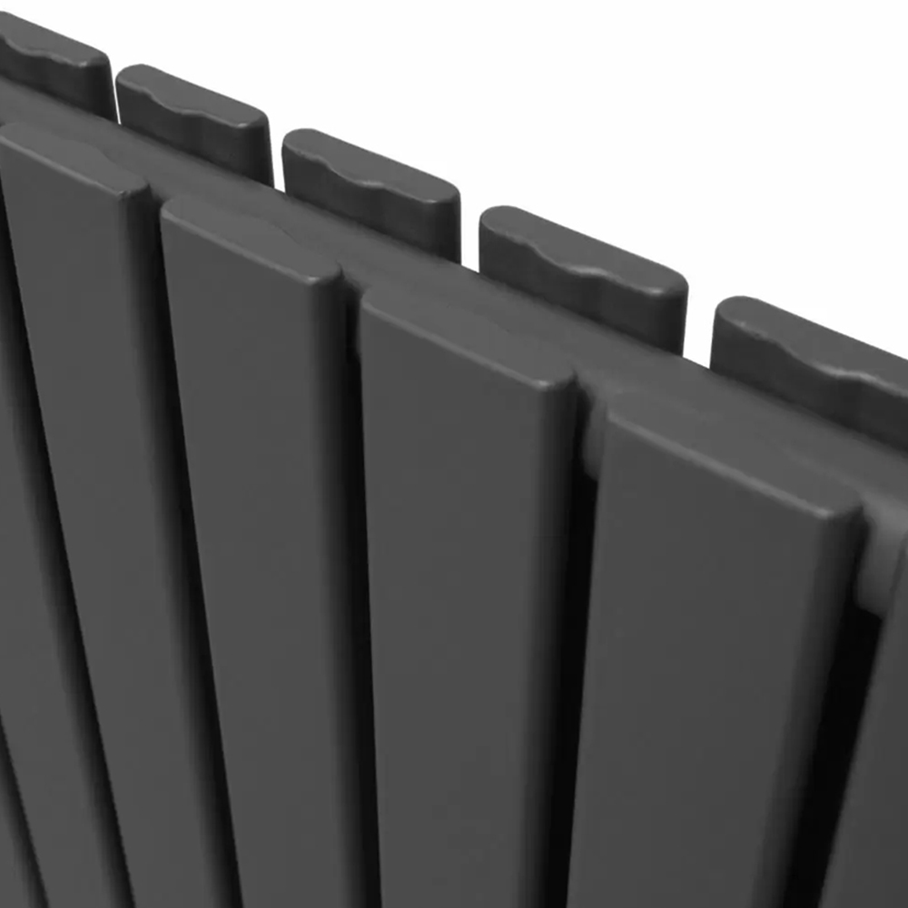 MonsterShop Anthracite Grey Flat Radiator 600 x 700mm Image 5