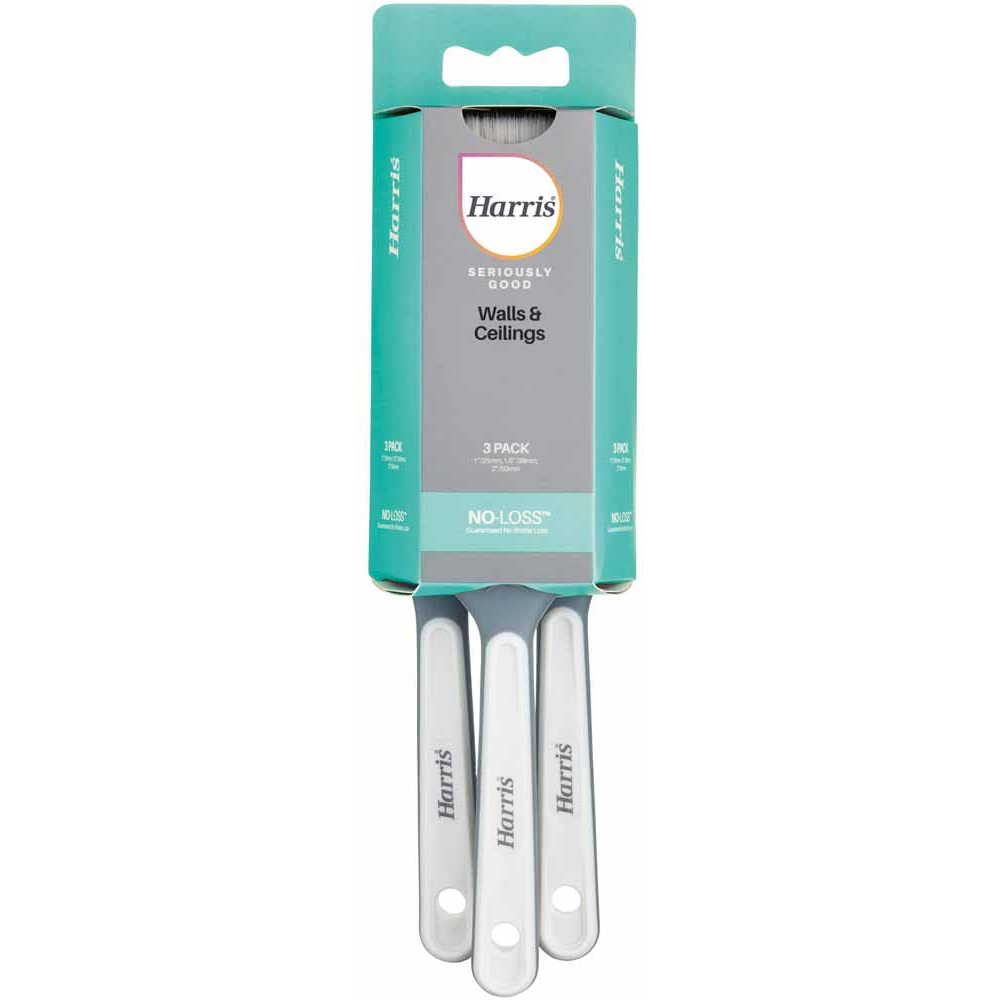 Harris 3 Pack Seriously Good Walls and Ceilings Brush Set Image 2