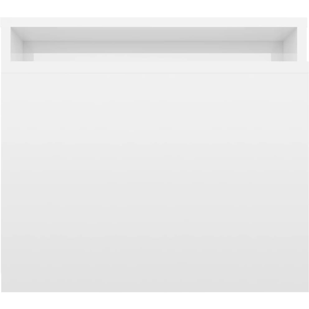 Walplus High Gloss White Nest of Coffee Tables Set of 2 Image 6