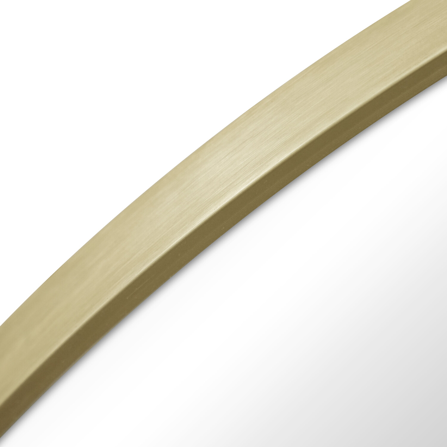 Round Metal Mirror Gold 38cm Image 3