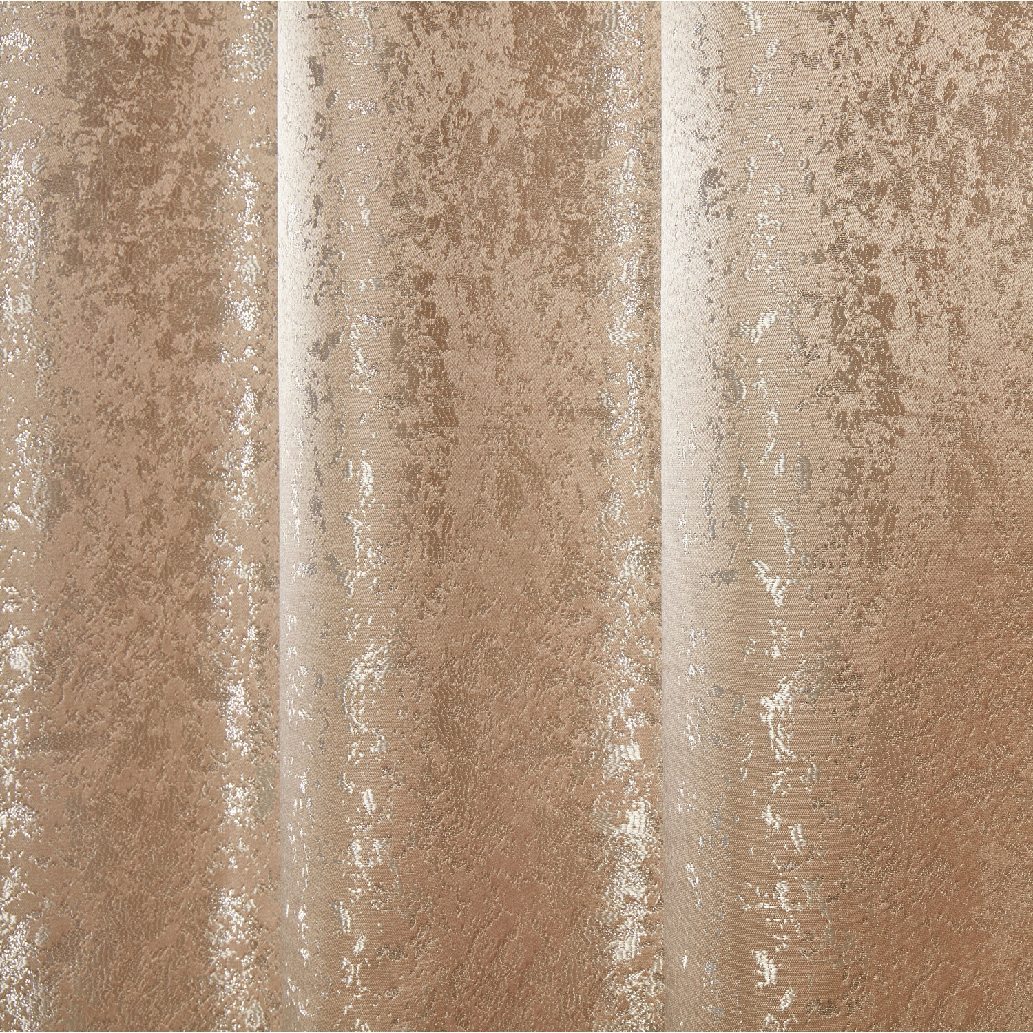 Divante Serene Jacquard Champagne Eyelet Curtain 229 x 168cm Image 4