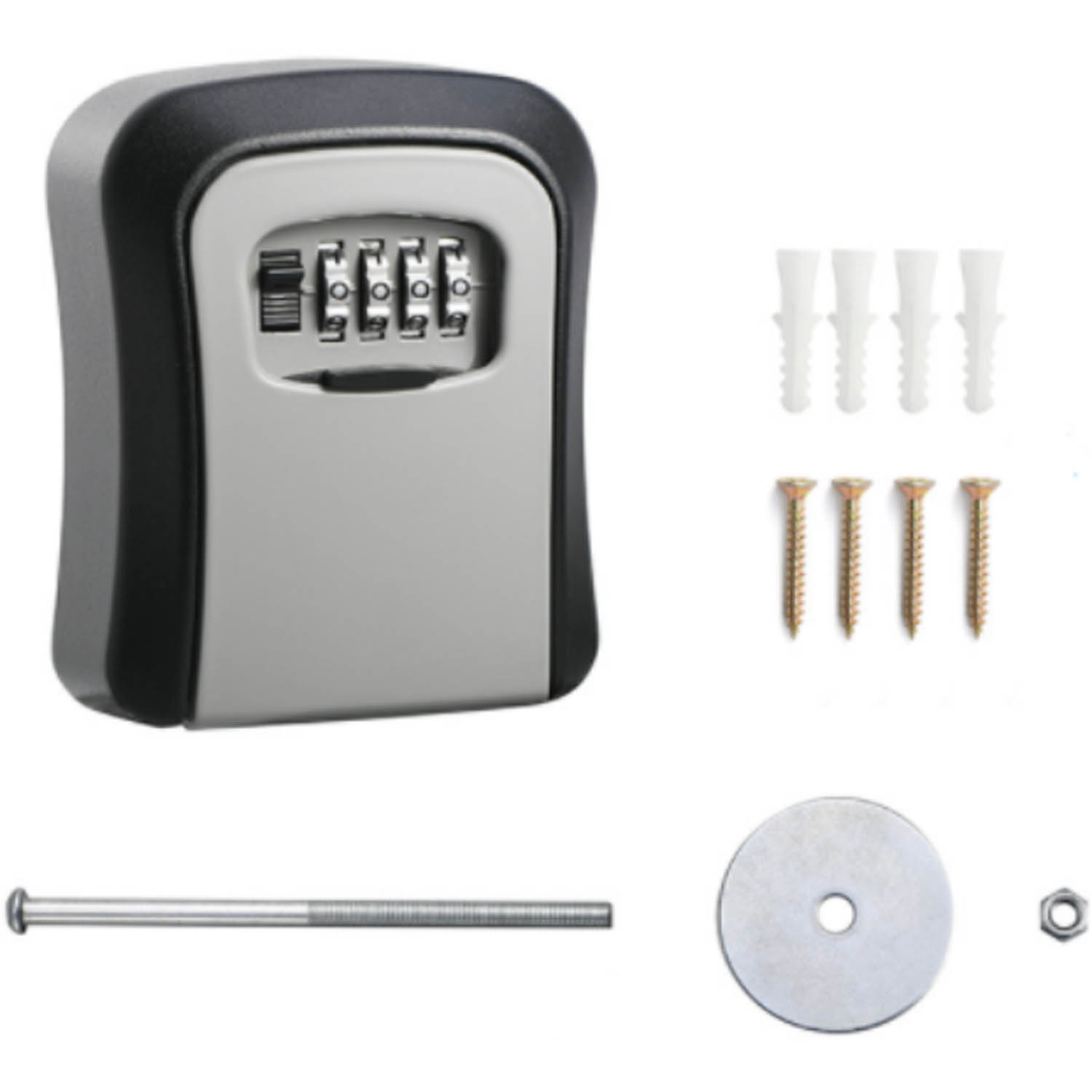 Combination Key Safe - Black Image 4