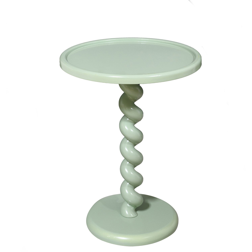 Green Spiral Side Table Image 2