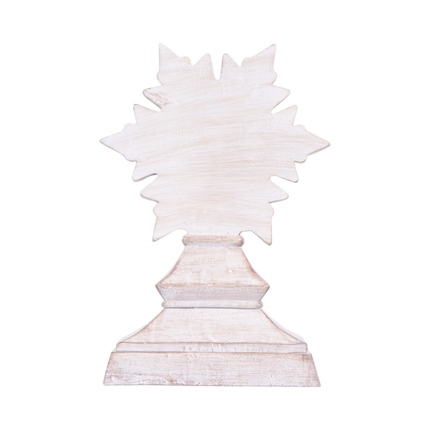 Snowflake Stocking Holder White and Natural Image 3