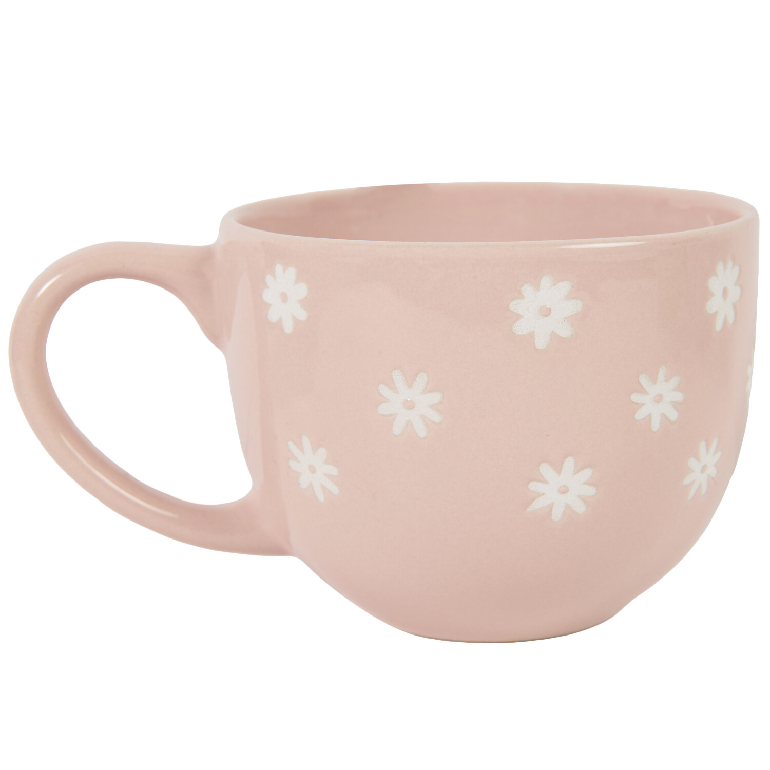 Pack of 4 Daisy Coloured Mugs - Multicolour Image 4