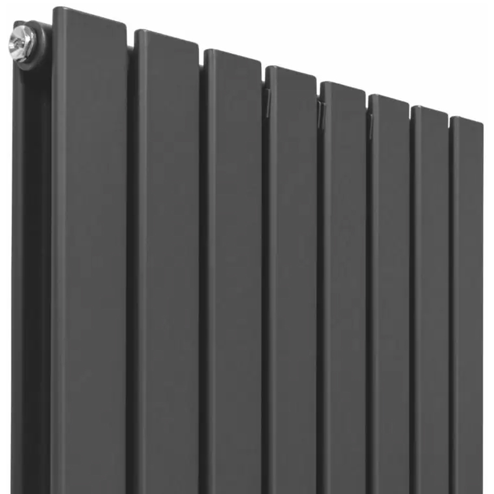 MonsterShop Anthracite Grey Flat Radiator 1600 x 560mm Image 4