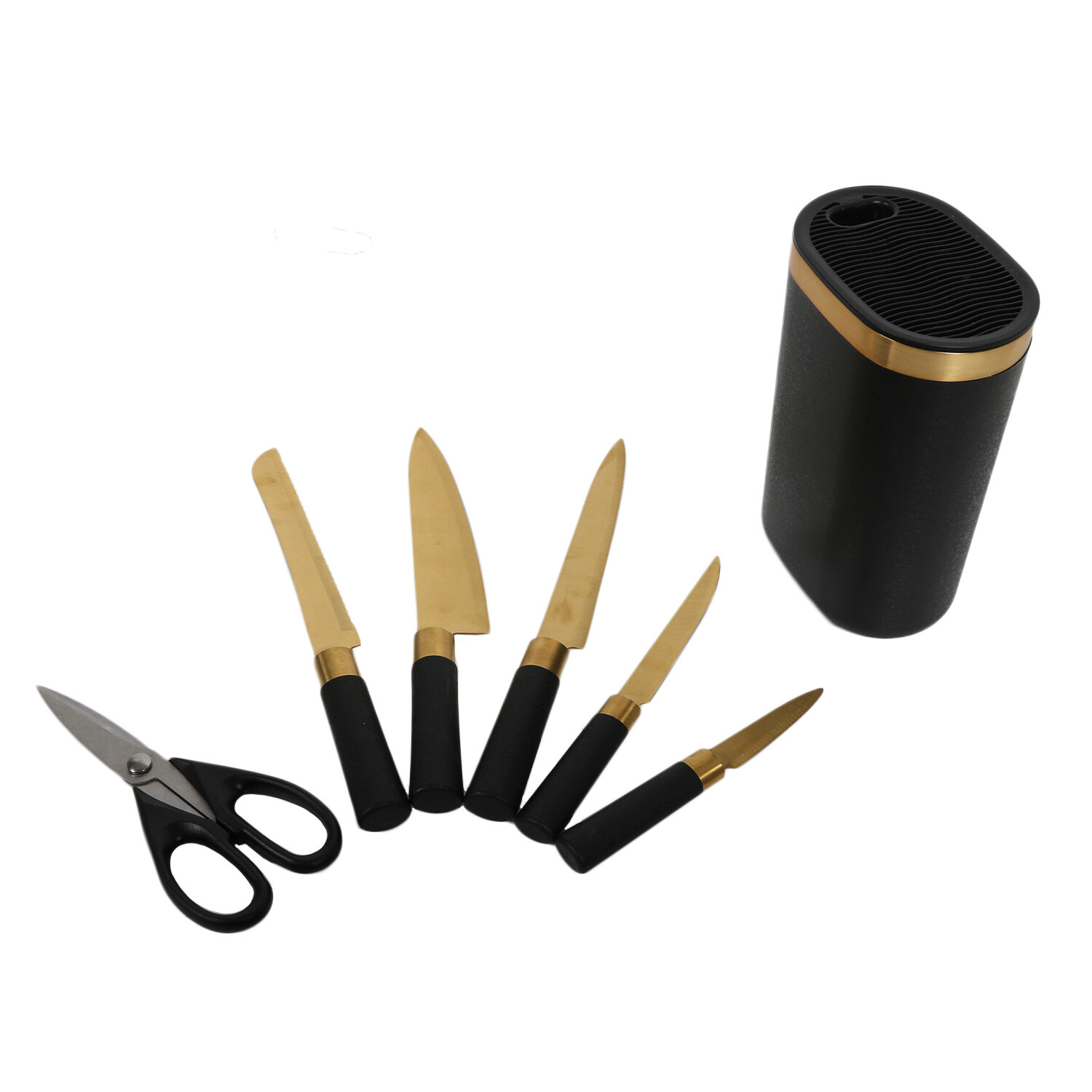 Kaiseki Knife Block Set - Black Image 4